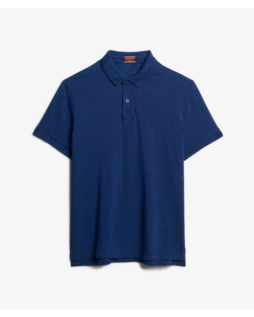 Superdry Blue & Co City Pique Polo Shirt for men