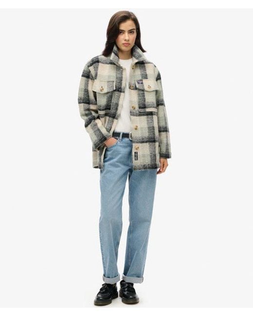 Superdry Green Heavyweight Unlined Overshirt