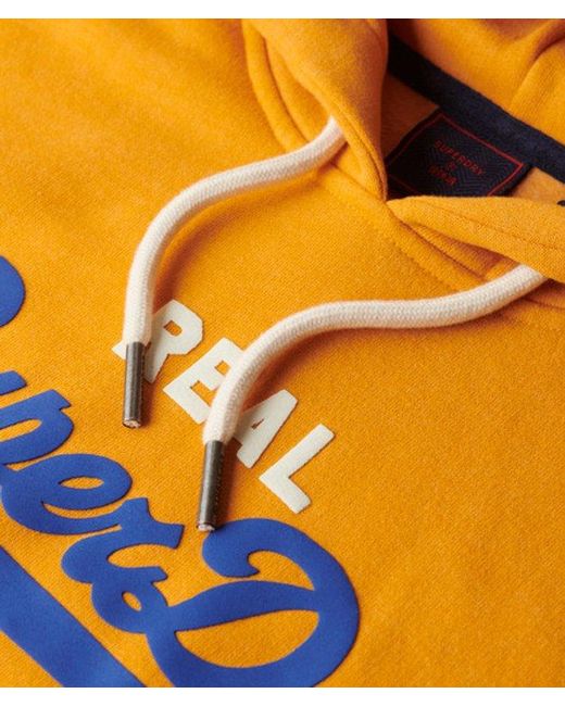 Superdry Orange & Co Vintage Logo Classic Hoodie for men