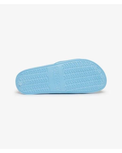 Superdry Blue & Co Pool Sliders