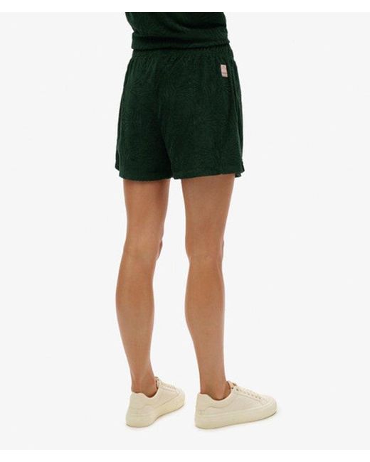 Superdry Green & Co Country Club Towelling Shorts