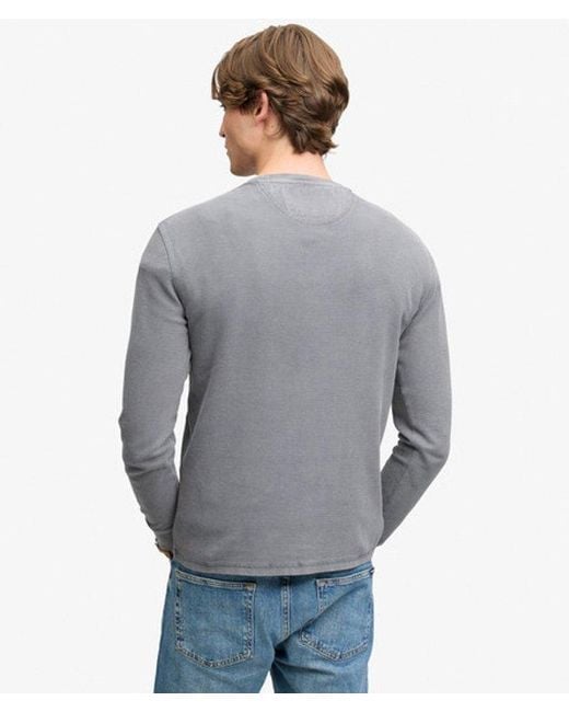 Superdry Gray & Co Classic Heavy Textured Top for men