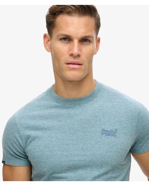 Superdry Blue & Co Essential Logo T-shirt for men
