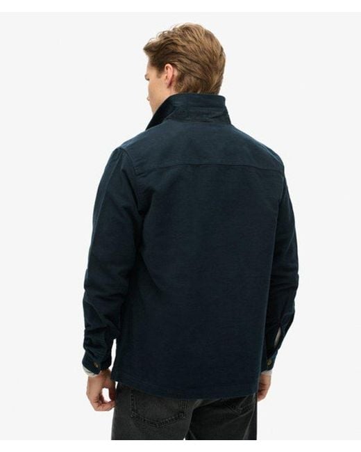 Superdry Blue & Co The Merchant Store - Moleskin Overshirt for men