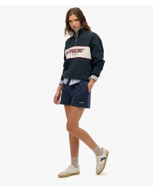 Superdry Blue Plain Shorts