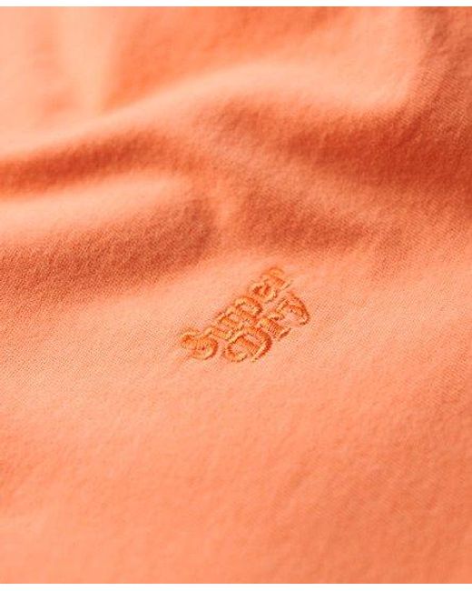 Superdry Orange Essential Logo 90s T-shirt