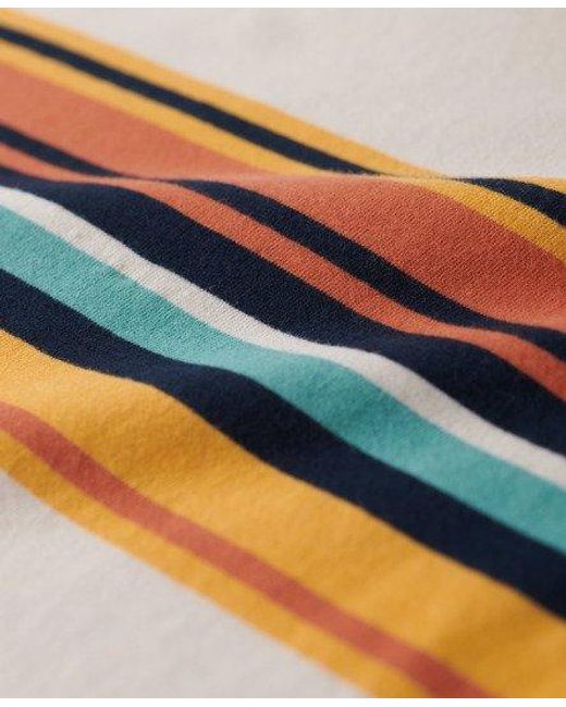 Superdry Natural Vintage Stripe Crop T-shirt