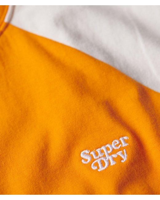 Superdry Orange & Co Essential Logo Retro T-shirt