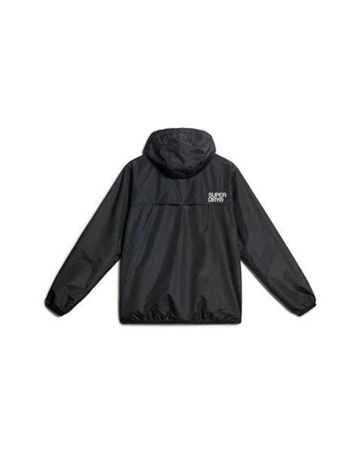Homme Veste Essential Tri Windbreaker Taille Superdry pour homme en coloris Black
