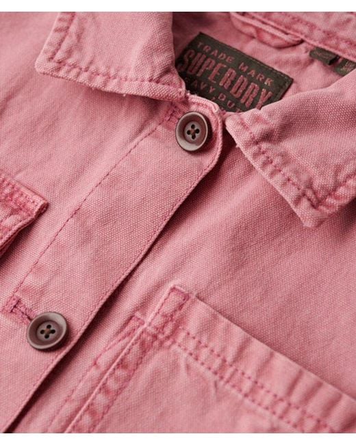 Superdry Pink & Co Four Pocket Chore Jacket