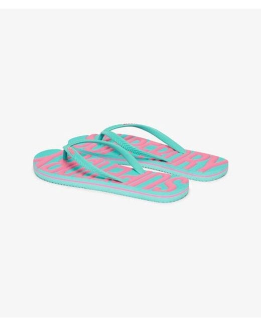 Superdry Blue & Co Vintage Flip Flops
