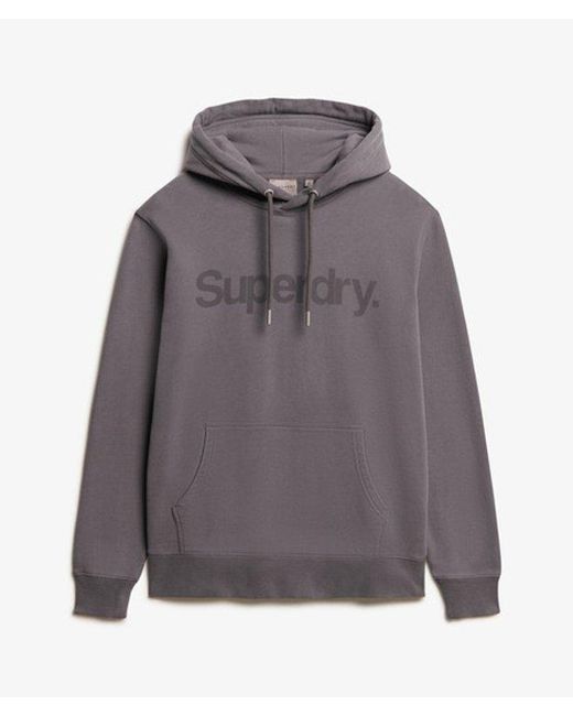 Superdry Gray & Co Core Logo City Loose Fit Hoodie for men