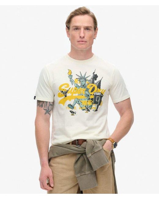 Superdry Natural & Co New York Graphic T-shirt for men
