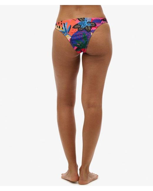 Superdry Red & Co Tropical Cheeky Bikini Briefs