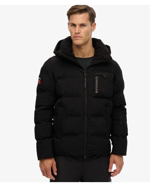 Superdry Black & Co Ski Sports Padded Jacket for men