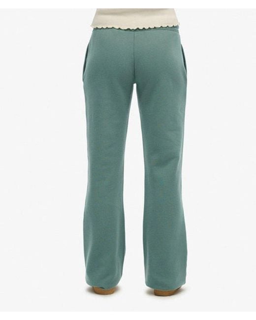 Superdry Blue Super 77 Flare joggers