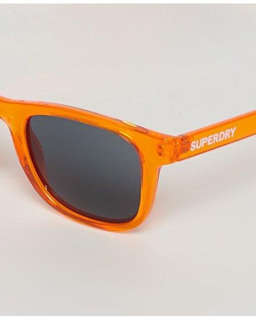 Superdry Orange Sdr Traveller Sunglasses