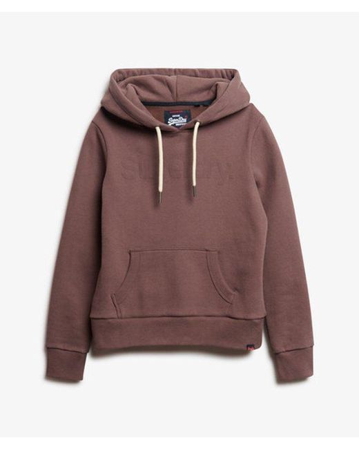 Superdry Red Tonal Core Hoodie