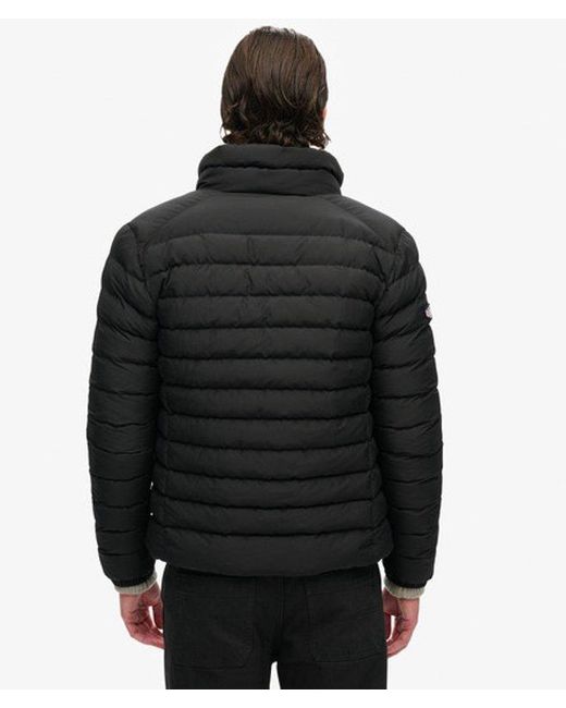 Superdry Black & Co Fuji Printed Padded Jacket for men