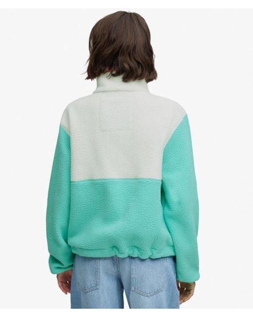 Superdry Green & Co Colour Block Fleece Pullover