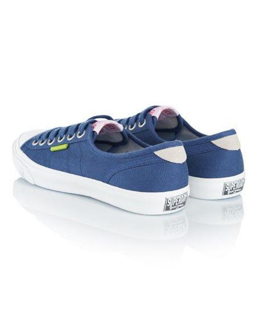 Superdry Blue Low Pro Trainers