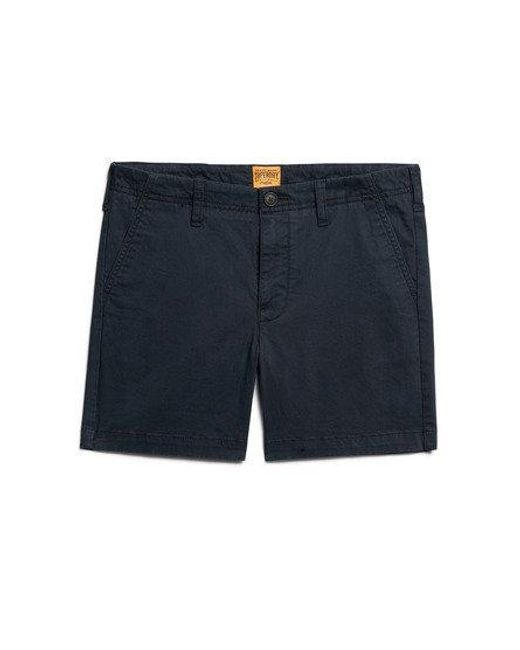 Superdry Blue Classic Chino Shorts