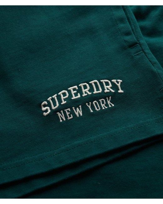 Superdry Green & Co Athletic Essentials Graphic Shorts