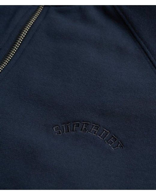 Superdry Blue & Co Essential Logo Zip Track Top