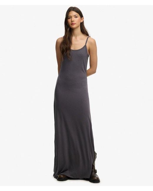 Superdry Blue & Co Maxi Jersey Cami Dress