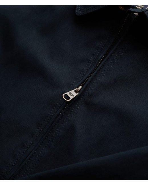 Superdry Blue & Co Collared Harrington Jacket for men