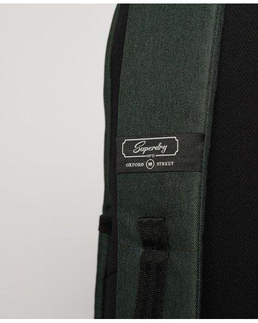 Superdry Gray Heritage Montana Backpack Green Size: 1size