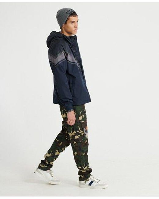 Superdry Blue Eclipse Cagoule Jacket Eclipse for men