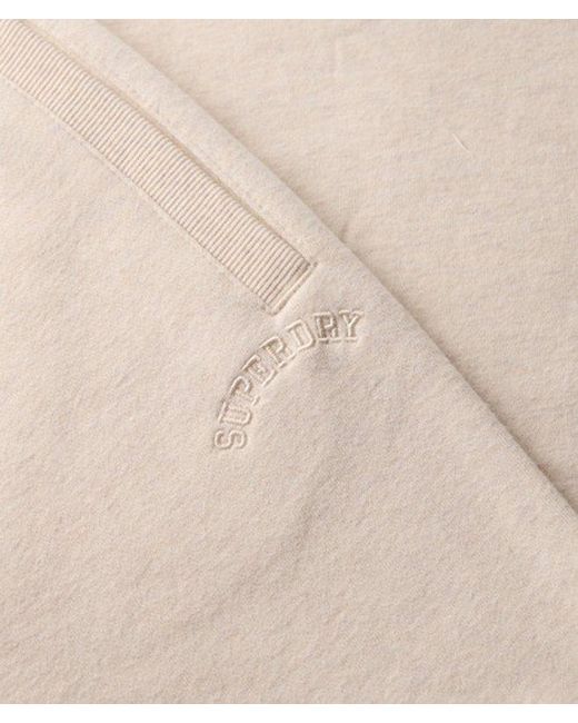 Superdry Natural Essential Logo Half Brushed joggers