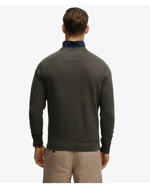 Homme Sweatshirt Classic Essential Taille Superdry pour homme en coloris Gray