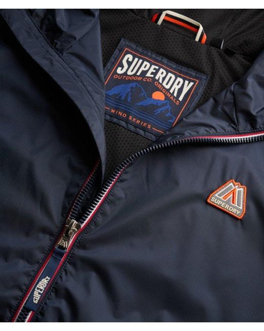 Superdry Blue & Co Essential Windbreaker Jacket for men