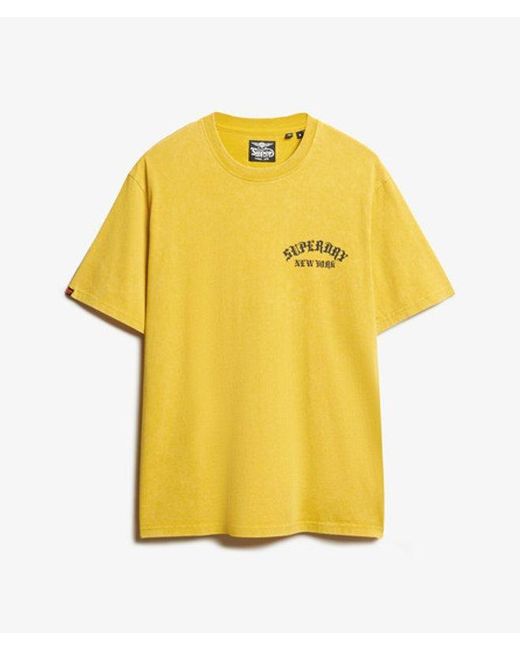 Superdry Metallic & Co Neo Trad Tattoo Loose T-shirt for men