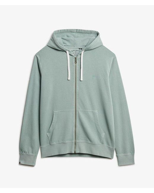 Homme Sweat À Capuche Zippé Classique Essential Taille Superdry pour homme en coloris Blue