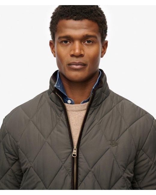 Superdry Gray & Co Quilted Estate Liner Jacket for men
