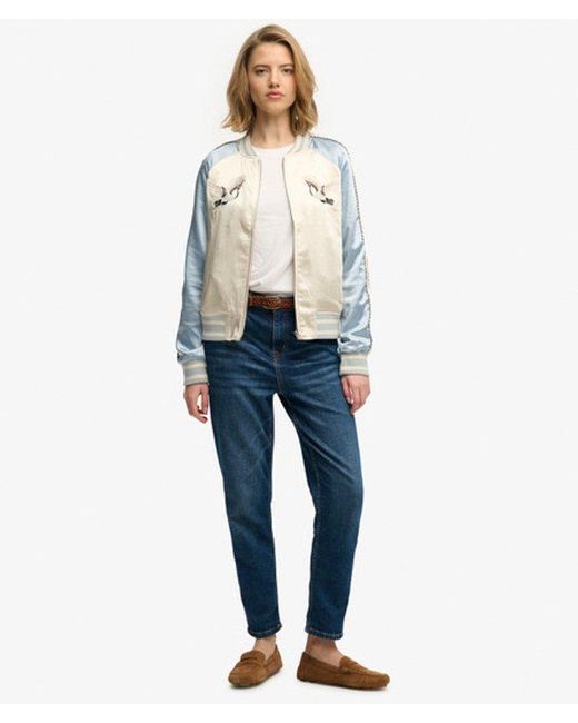 Superdry White & Co Suikajan Embroidered Bomber Jacket