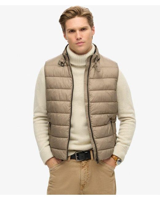 Superdry Natural & Co Lightweight Padded Gilet for men
