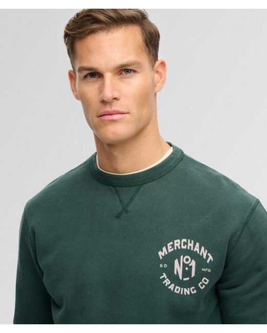 Superdry Green & Co The Merchant Store- Graphic Sweatshirt for men