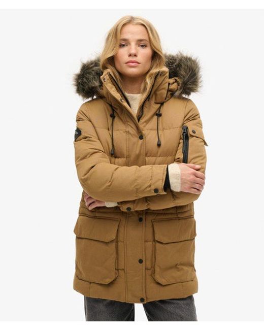 Superdry Natural & Co Microfiber Expedition Parka Jacket