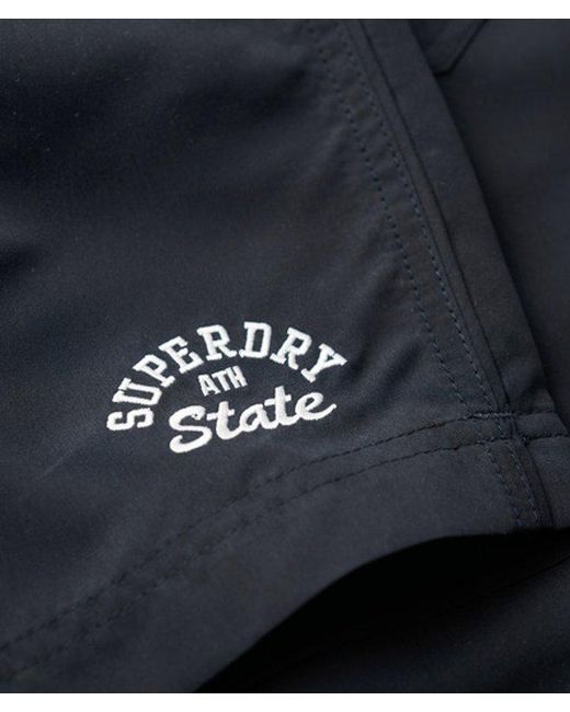 Superdry Blue & Co Classic Embroidered Recycled Polo 17-inch Swim Shorts for men