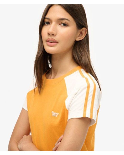 Superdry Orange & Co Essential Logo Retro T-shirt