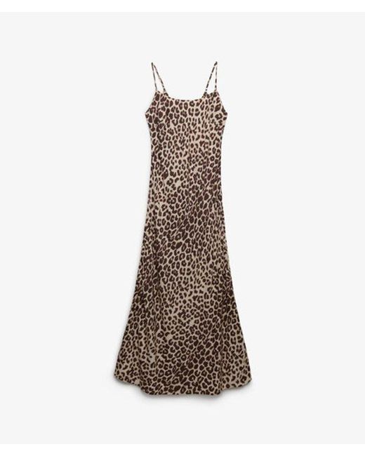Superdry Natural & Co Printed Maxi Slip Dress