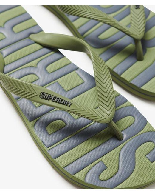 Superdry Green & Co Vintage Flip Flops for men