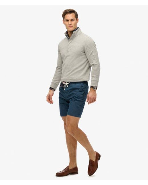 Superdry Blue Essentials Walk Shorts for men