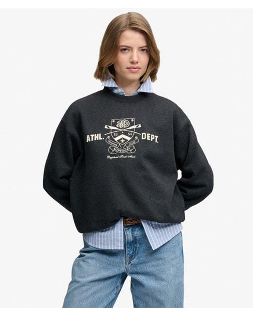 Superdry Black & Co Country Club Crew Sweatshirt