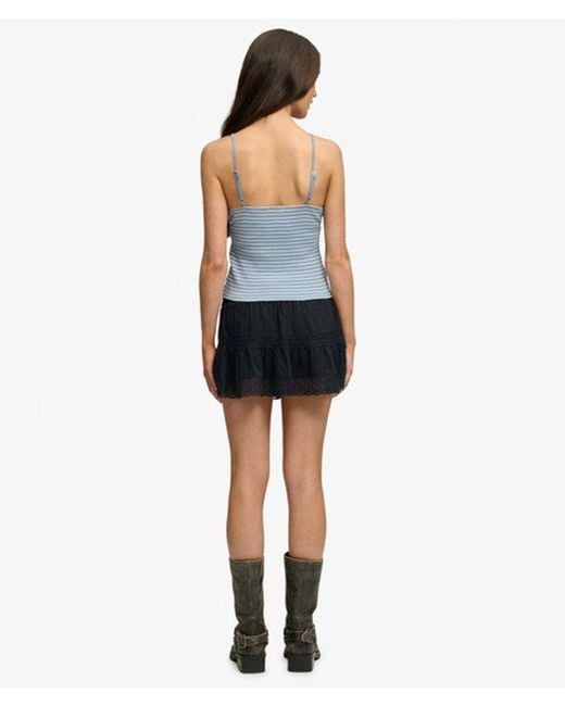 Superdry Blue & Co Ibiza Mini Skirt