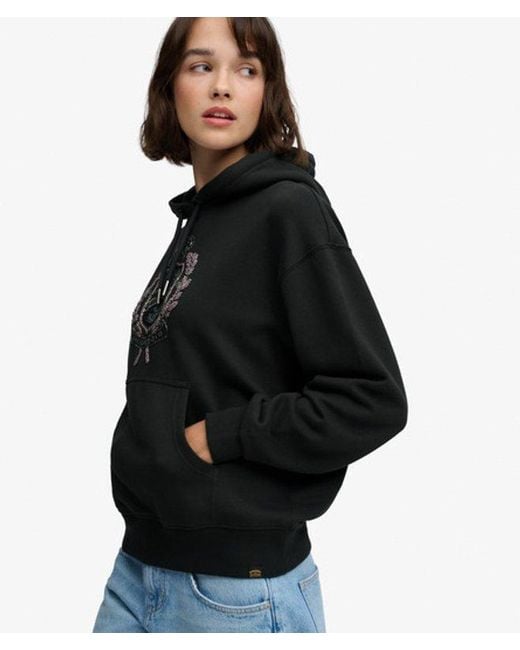 Superdry Black & Co Regal Crest Hoodie
